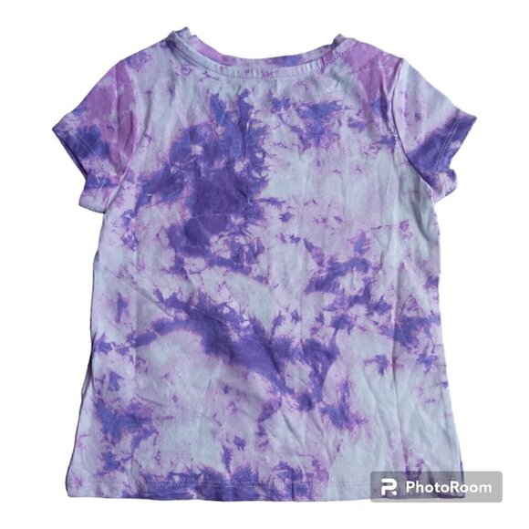Disney Zero Full of Death Girls Tie Dye T-Shirt XS |100% Cotton Short Sleeve Top - Picture 2 of 6